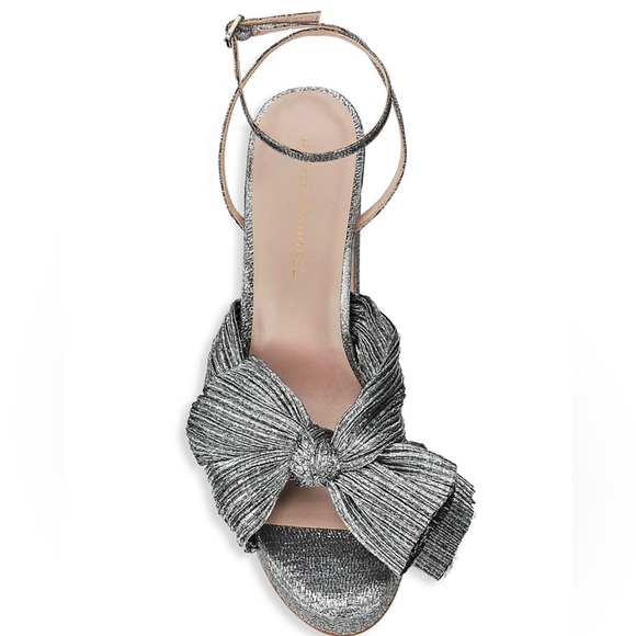 Natalia Pleated platform sandals